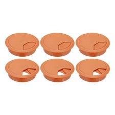 3 Inch Desk Grommet, 6Pcs Cable Grommet Wire Management Cable Hole Cover, Yellow