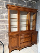 Bradley Vintage Display Cabinet With Glass Shelves And Doors