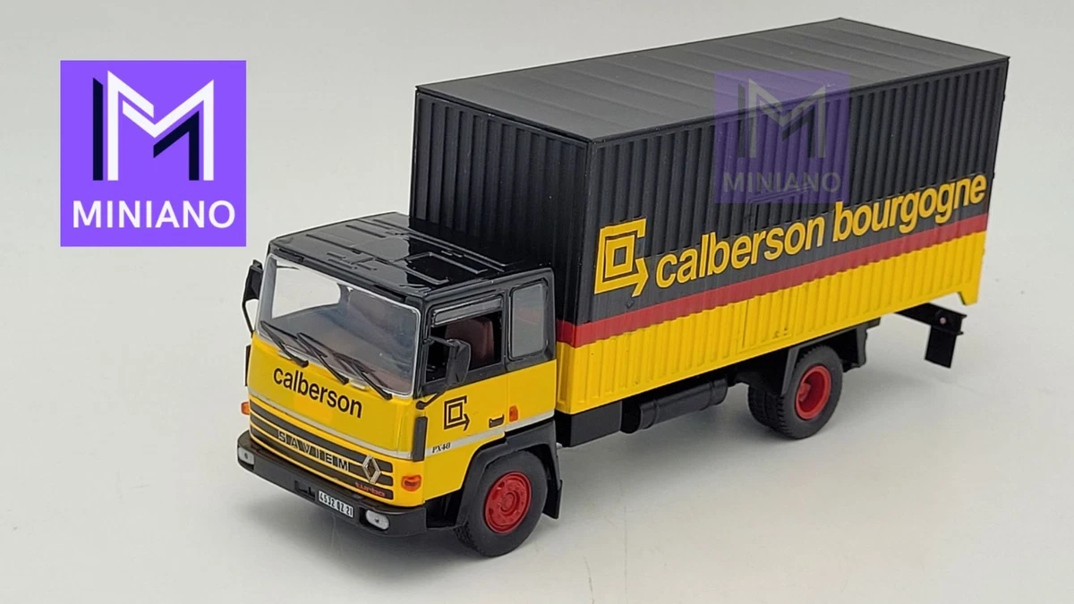 Miniature Camion Ixo 1/43 - Saviem SM 10 Compacteur 1975 (Neuf)