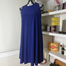 Lauren Ralph Lauren | Women’s SZ 8 | Sleeveless Striking Blue A-Line Swing Dress
