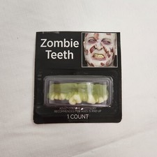 Zombie Teeth Adult Costume Accessory Green