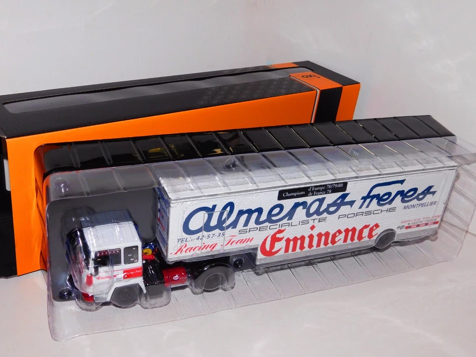 BERLIET TR280 ALMERAS ASSISTANCE RALLY RACING TRANSPORTER IXO TTR026 1/43 - Immagine 3 di 3