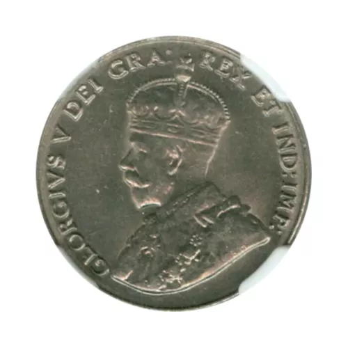 1930 Canada 5 cent coin - MS 65 NGC