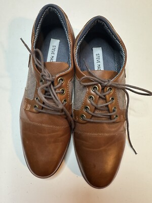 Steve Madden Pinto Oxford Brown Dress Shoes Size 8 | eBay