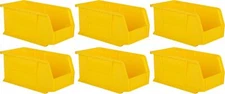 Hudson Exchange 11" x 5-1/2" x 5" (6 Pack) Plastic Stackable Storage Bin