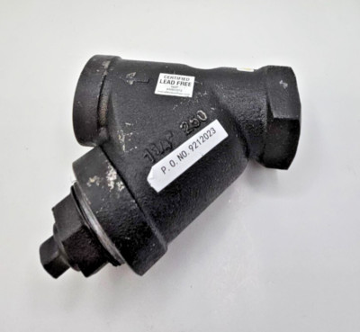 Metraflex Model TS250 1-1/4 Threaded Cast Iron Y-Strainer Lead Free