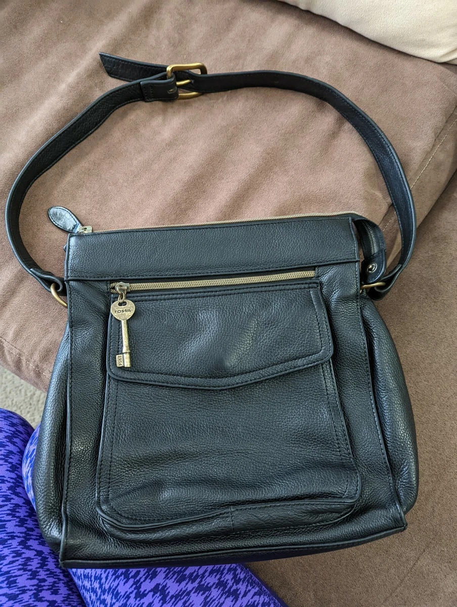 fossil leather bag