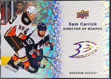 2023-24 Upper Deck Director of Boards Sam Carrick #DB-3 Silver  *Buy 2 Get 1