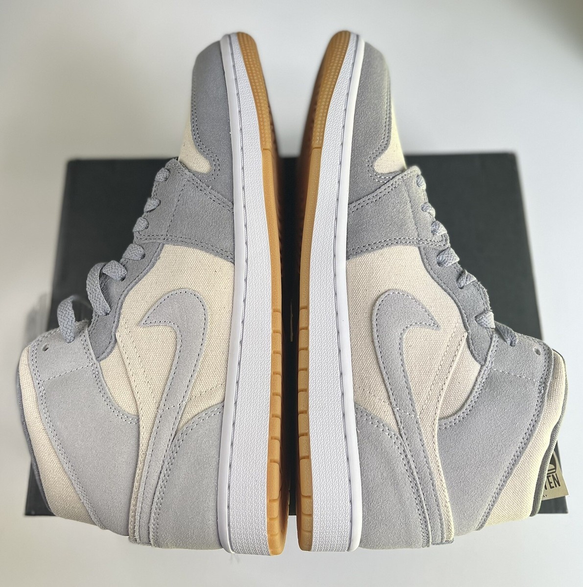 シューズ(男性用) NikeAirJordan1 Mid SECoconut Milk NEW Nike Air Jordan 1 Mid SE Coconut Milk Grey | Men's Size