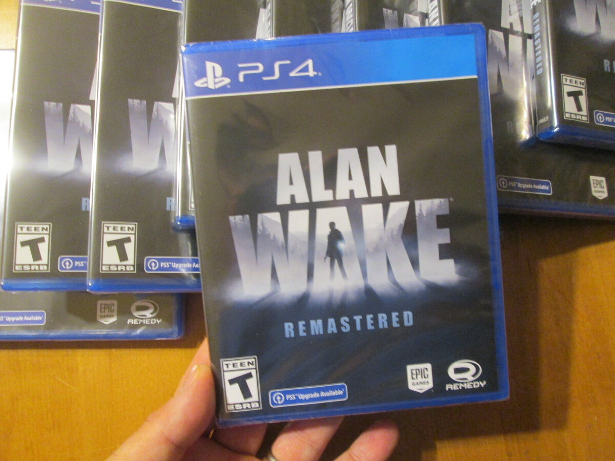 Alan Wake Remastered PS4 PLAYSTATION 4 SONY UPGRADE PS5 US NEW FACTORY  SEALED 812303016684