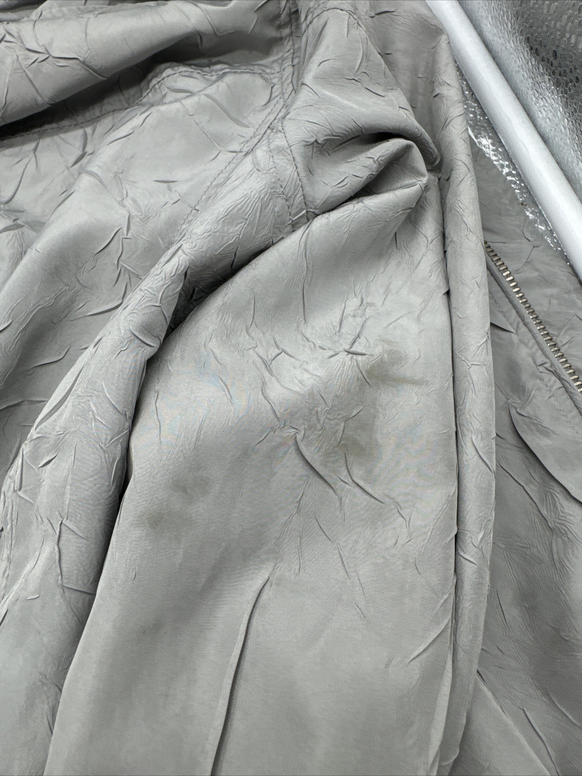 Versace Collection Gray Texture Wind Breaker Jack… - image 13