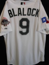 HANK BLALOCK SIGNED 2003 ALL STAR JERSEY + ASG BASEBALL - TEXAS RANGERS - RARE!!