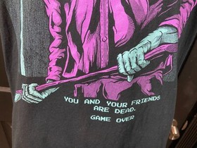 London 1888 NES Jason Friday the 13th Video Game Black Medium T-Shirt