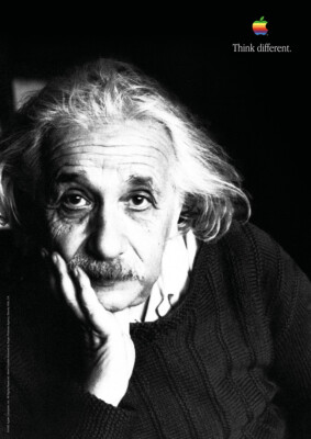 Apple Poster Think Different 1998 - Albert Einstein - 59,4 x 84,1 cm