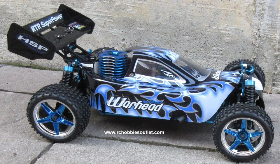 Coche/Buggy RC Nitro HSP WARHEAD 2 velocidades 3,0 cc 2,4 G 1/10 carrera Foto 2 de 4