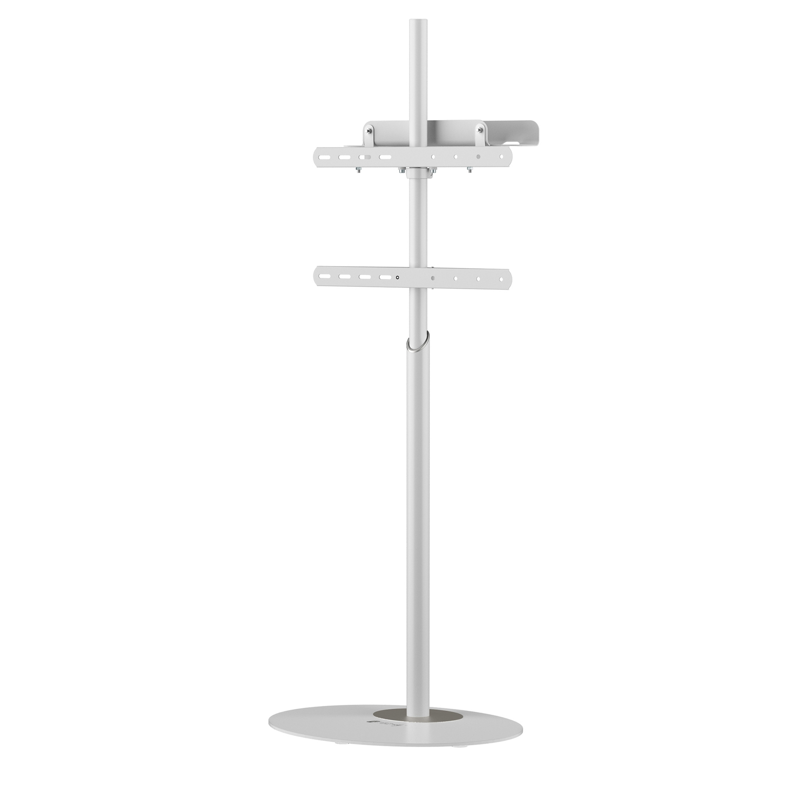 Techly Stand da Pavimento TV/LED LCD 32''-65'' con Base Ovale Bianco