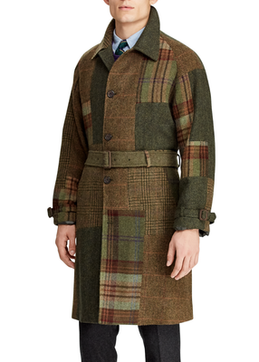 polo ralph lauren patchwork puffer jacket