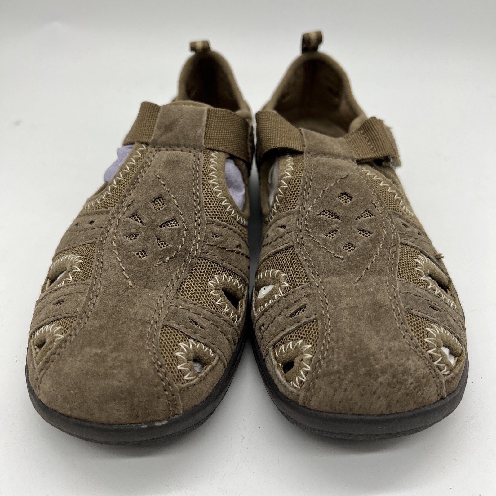 Earth Origins Taye Sedona Leather Adjustable Comfort Sandals Shoes