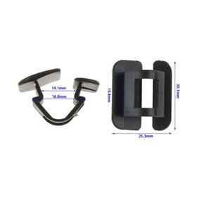 20pc Engine Hood Insulation Pad Clips Lining Fixer Retainer Mountings Auto Parts