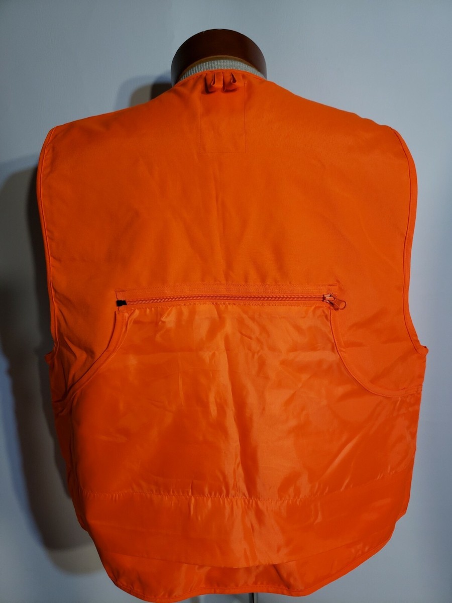 NWT Blaze orange Master Sportsman Hunters Vest One Size Fits All