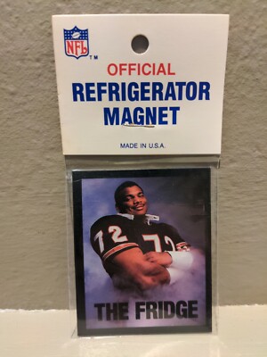 Vintage NFL Chicago Bears William Perry “The Fridge” Refrigerator