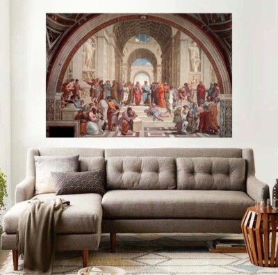 The School of Athens canvas poster Wall Art Modern Wall Decor Design