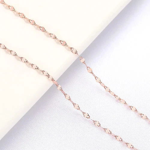 18K Solid Gold Lips Link Chain Necklace Beautiful Charm Jewelry Stamped Au750 - Picture 15 of 16
