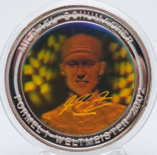 MICHAEL SCHUMACHER COLLECTION - WELTMEISTER 2002, Cu +Ag, Hologramm, PP, COA, S5