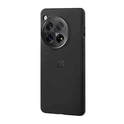 100% Original Oneplus 12 Karbon Black Sandstone Wood Bumper Back Case Cover