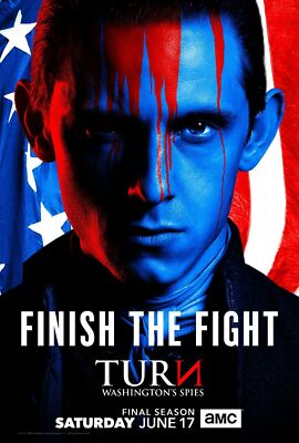Turn: Washington's Spies Season 4 TV Poster (20x30) - Jamie Bell, Heather Lind