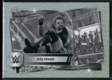2025 Topps Chrome WWE Wolfgang #178 Sepia Refractor