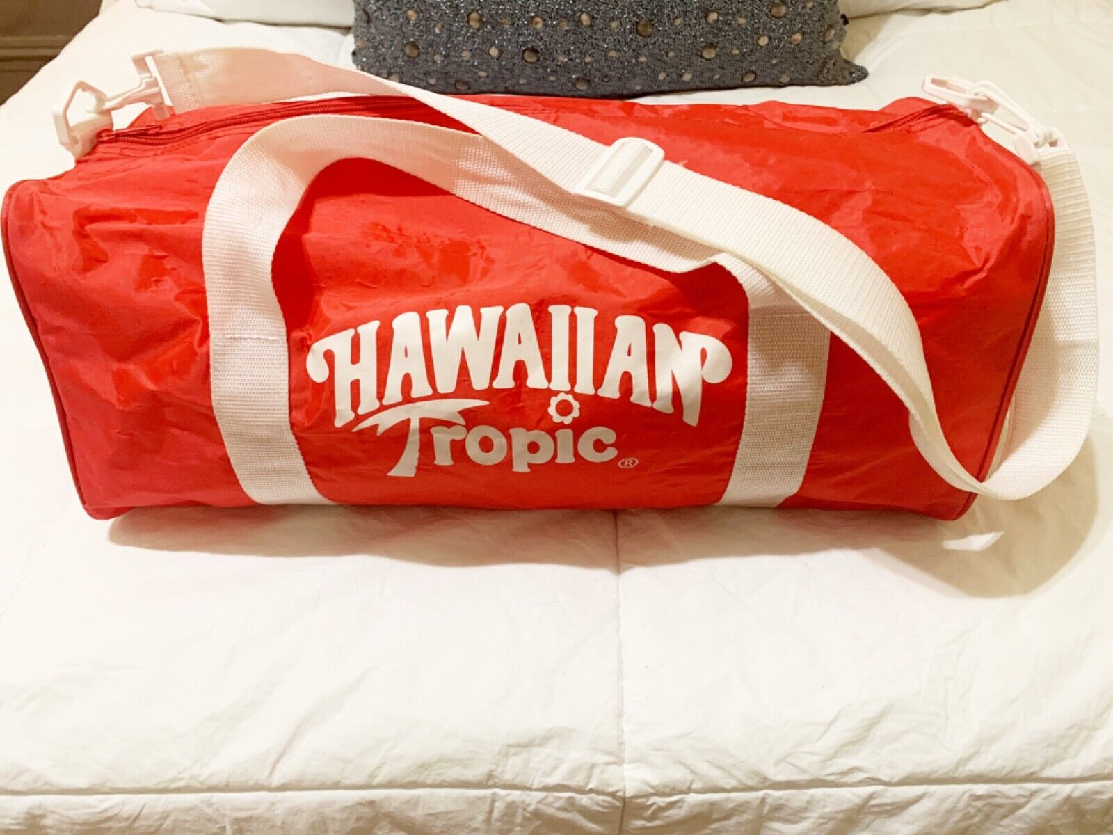 Hawaiian Challenge the lowest Raleigh Mall price Tropic Red Duffel bag