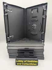 Lot Of 5 Brand New Nintendo GameCube Empty Replacement Game Cases Black 