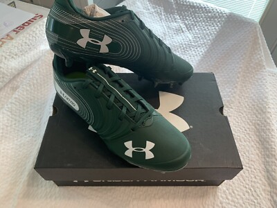 Under Armour Men's S 14 UA Team Nitro Low MC Football Cleats Green 3021067 NEW
