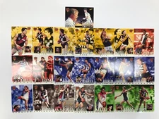 1996 SELECT AFL SERIES 1 CARD ALL AUSTRALIAN TEAM CHASE CARD COMPLETE SET (22)