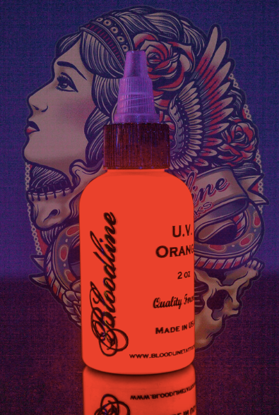 BLOODLINE Tattoo UV Ink Highlight Set 6 Ultra Violet Colors Black Light 1/2  oz – ASA College: Florida