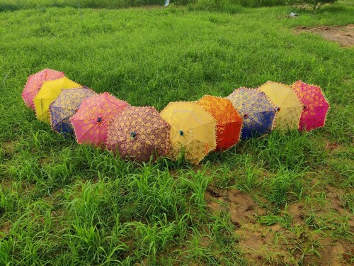 10 PC Wholesale Indian Umbrella Wedding Mehndi Event Decorative Party Parasol  - Picture 5 of 12