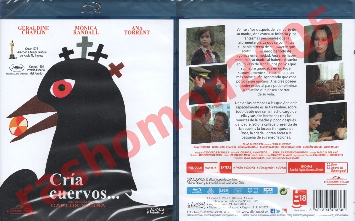Blu-Ray ZÜCHTE RABEN (1976) Ana Torrent Geraldine Chaplin Carlos.