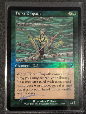Fierce Empath - FOIL - Scourge - NM - MTG - Magic the Gathering - Grün