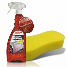 SONAX 750ml Flugrostentferner + Craft-Equip Auto-Wasch-Schwamm Lack Set Auto Kfz