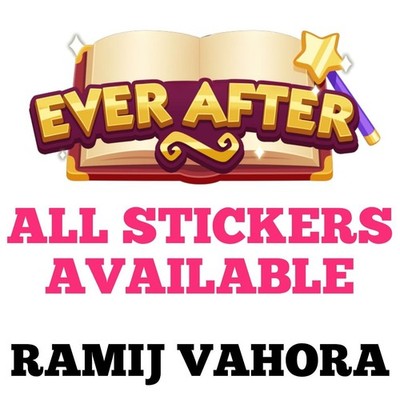ALL STICKERS AVAILABLE (1-2-3-4-5-6 ) (SUPERFAST SEND) EVER AFTER GO ALBUM