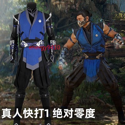 NEW Mortal Kombat 1 Sub Zero Men Halloween Cosplay Costume Outfits Carnival Suit