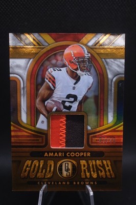 Panini 2023 Gold Standard Amari Cooper Gold Rush White Gold /49 Number Match