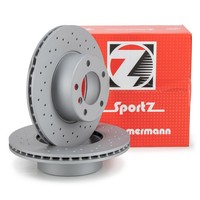 Zimmermann Sport Bremsscheiben Satz FüR Bmw 5Er E39 520-530I 520D 525D/Td Vorne