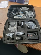 CamPark Action Camera Xtreme I + UHD 4k And Accessories No Charger Tested Works