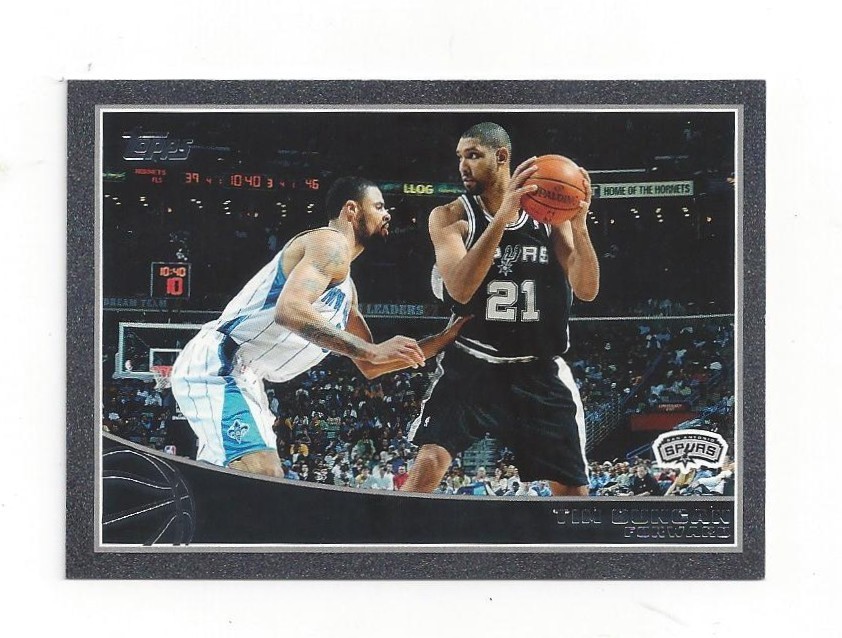 2009-10 Topps Black Border Tim Duncan NM-MT # 272  11/50 San Antonio Spurs