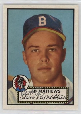 2016 Topps Berger's Best Series 2 Eddie Mathews #BB2-1952 HOF 0b0g