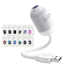 Hd Smart Dynamic 5d Holographic Night Light Projector 2 In 1 Galaxy Night Light