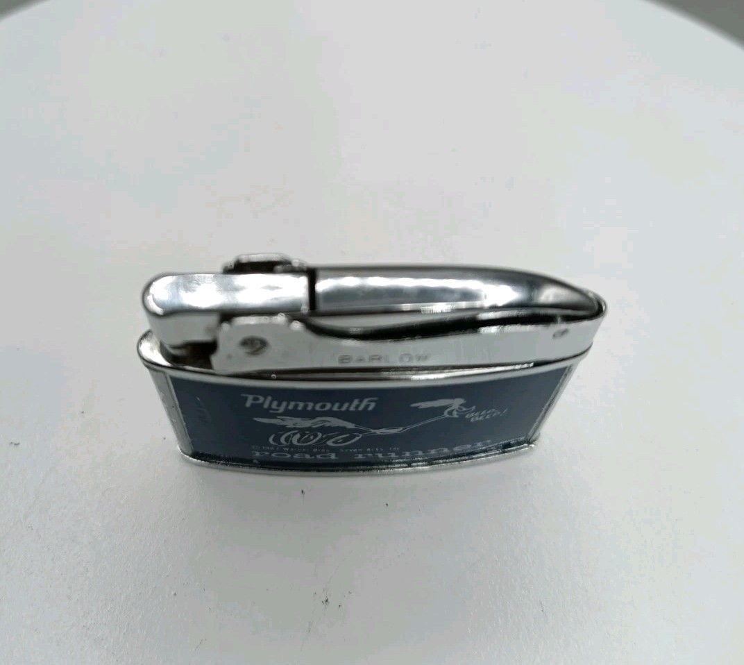 Vintage Plymouth Chrysler Roadrunner Promo Flat Ad Cigarette Lighter