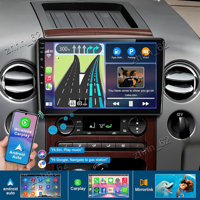 For Ford F150 F250 2004-2014 Fit For Carplay Android 13 Car Stereo Radio 32GB